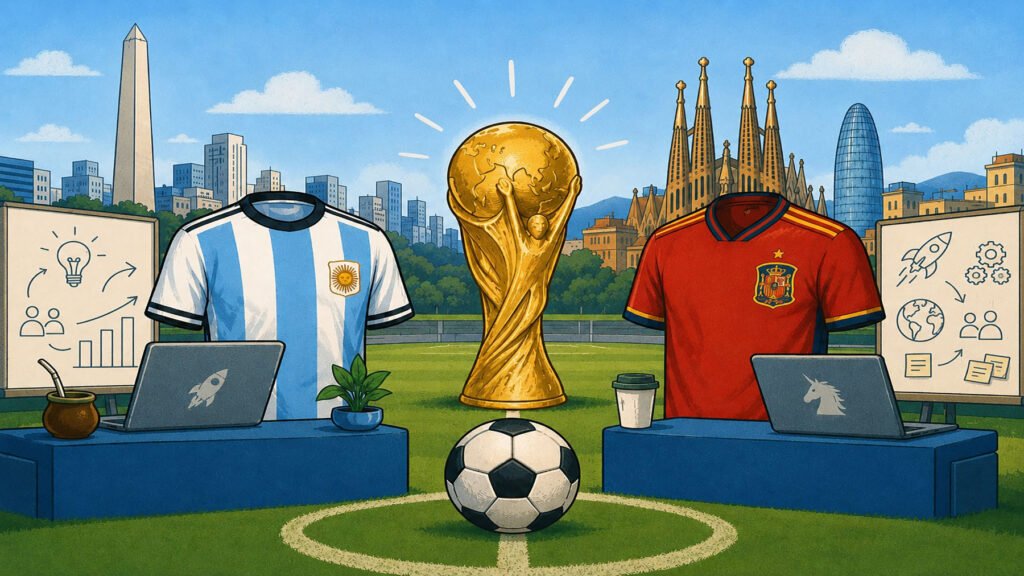 Argentina and Spain's Startup Ecosystems Show Potential Amid Global Competition